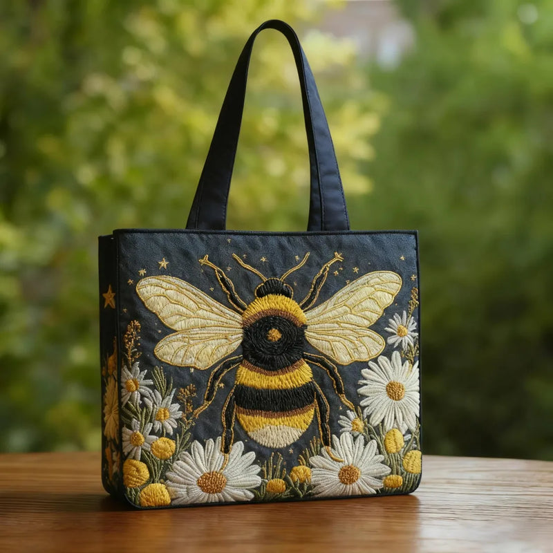 Bee Daisies Handmade Bags