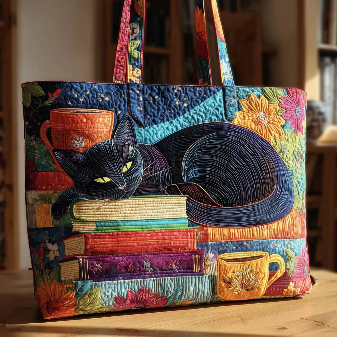 Black Cat Books Handmade Bags