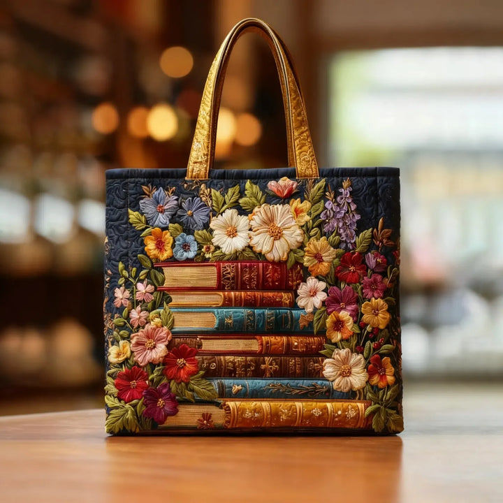 Floral Books Handmade Bags