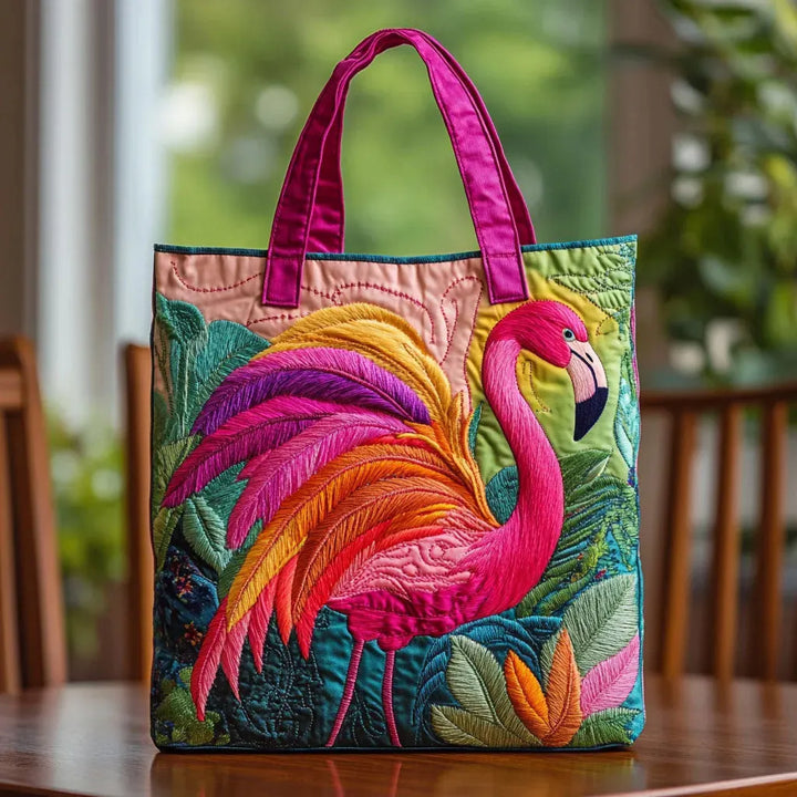 Rainbow Flamingo Handmade Bags