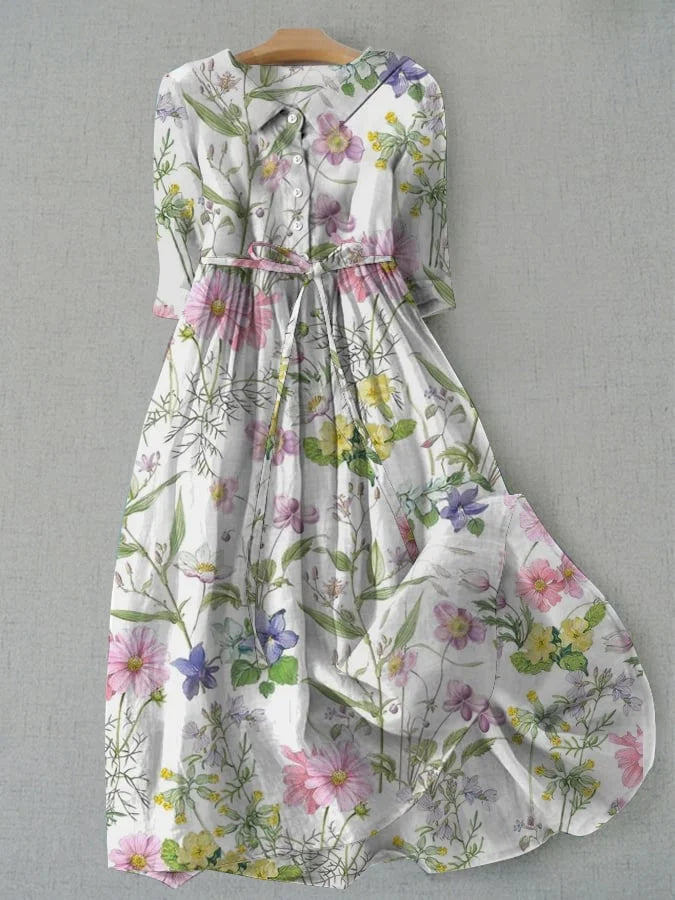 Seraphina | Wild Floral Midi Dress