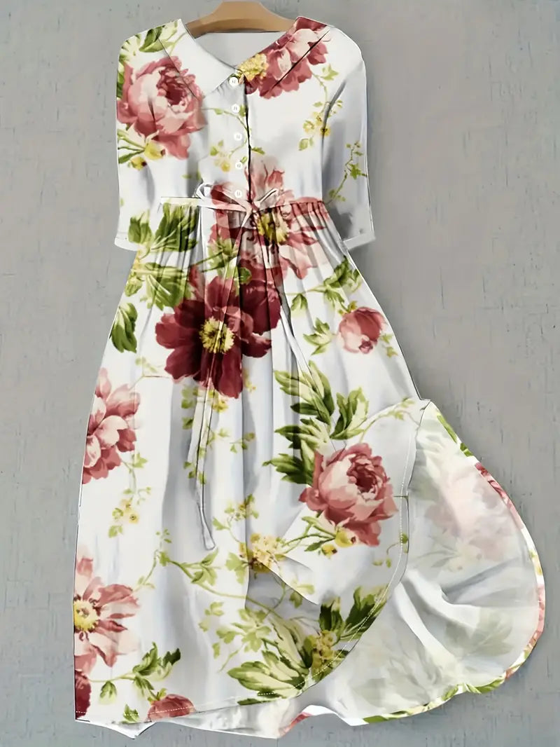 Josepha | Floral Wrap Midi Dress