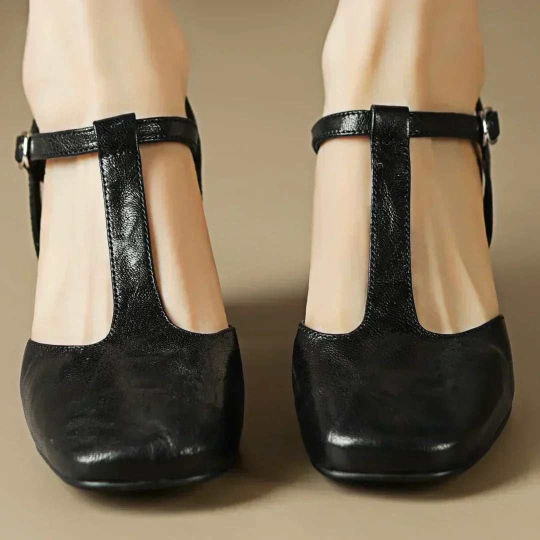 Beatrica™ | Classic Strap Heels