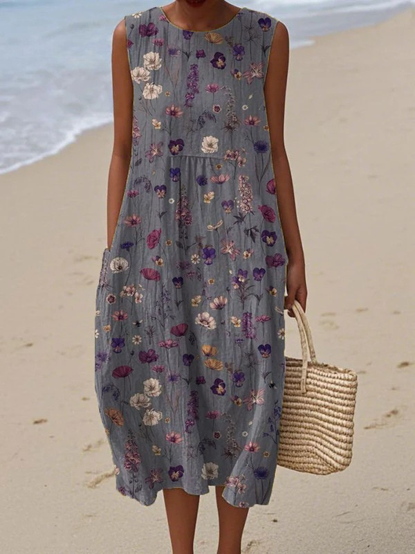 Gwen Floral Midi Dress Midi Dresses