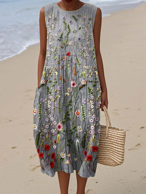 Cara Wildflower Midi Dress Midi Dresses