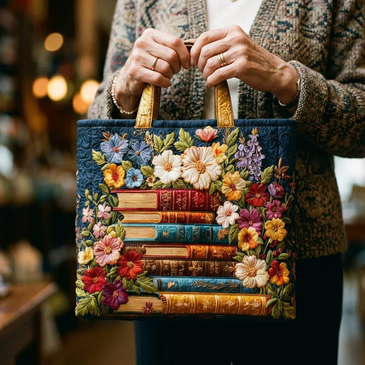 Floral Books Handmade Bags