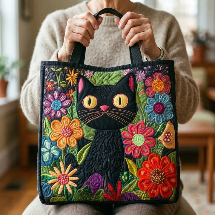 Enchanted Black Cat Handmade Bags