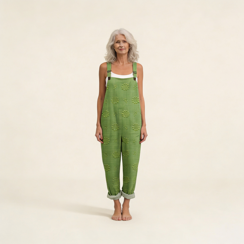 Eugénie | vert texturé naturel harmonieuse